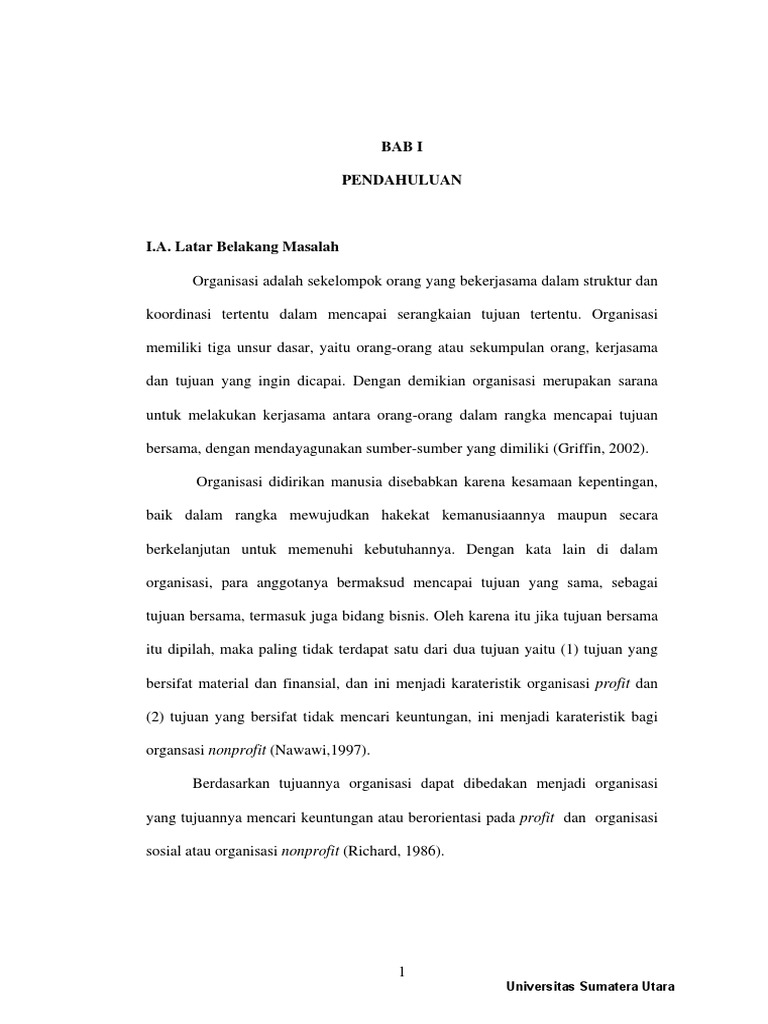 Organisasi Profit Dan Non Profit