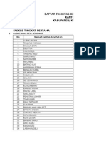 Daftar Fasilitas Faskes Untuk Peserta Bpjs Kc. Lubuk Pakam