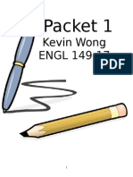 Engl 149 - Packet 1