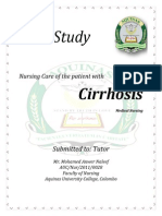 Care of Patient With Liver Cirrhosis For Nursing Process Related Nursing Care