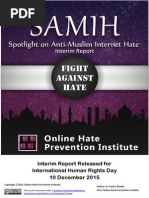 Anti-Muslim Hate Online Interim Report