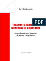 Manuale TSSA 2015 Trasporto Sanitario e Soccorso in Ambulanza Di Davide Bolognin