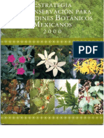 Estrategia de Conservacion Para Los Jardines Botanicos Mexicanos 2000-1