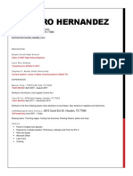 Bulmaro Hernandez: 2610 Count Eric Dr. Houston, TX 77084 713-534-567