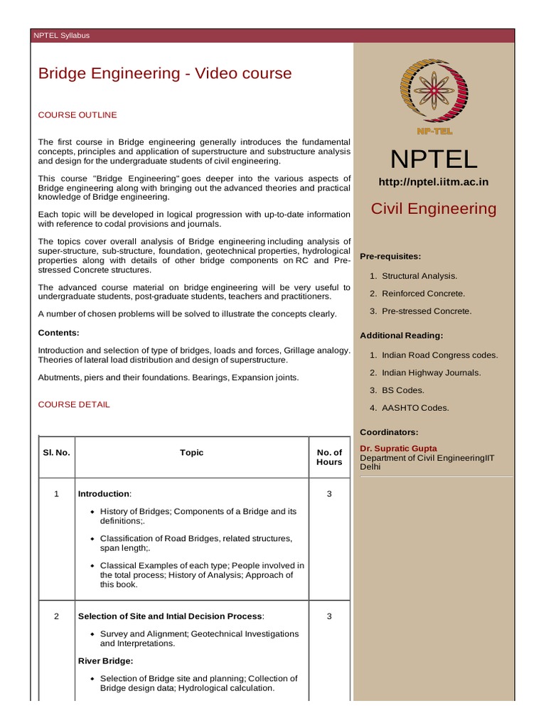 nptel civil engineering assignment pdf