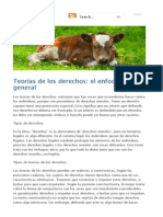 Teorías de Los Derechos_ El Enfoque General - Ética Animal