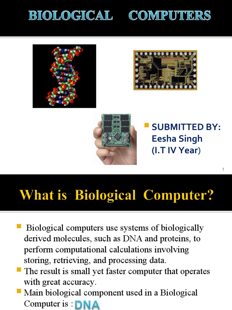 Biological Computers: DNA-Based Computing | PDF | Dna | Base Pair