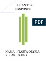 Download LAPORAN TEKS EKSPOSISI by Tasya SN292882632 doc pdf