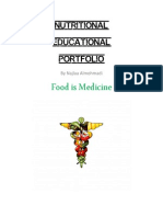 Nutritional Educational Portfolio