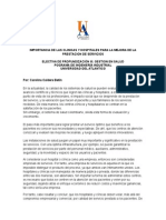 Importancia de Las Clinicas y Hospitales para La Mejora de La Prestacion de Servicios