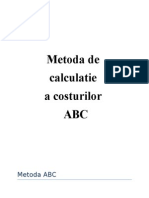 Metoda de Calculatie ABC
