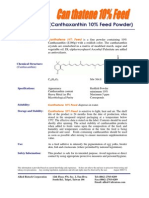 ALLIED - Data Sheet Canthatene 10% Feed V2