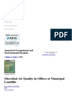 Microbial Air Quality in Offices at Municipal Landfills - Journal of Occupational and Environmental Hygiene - Volume 1, Issue 2