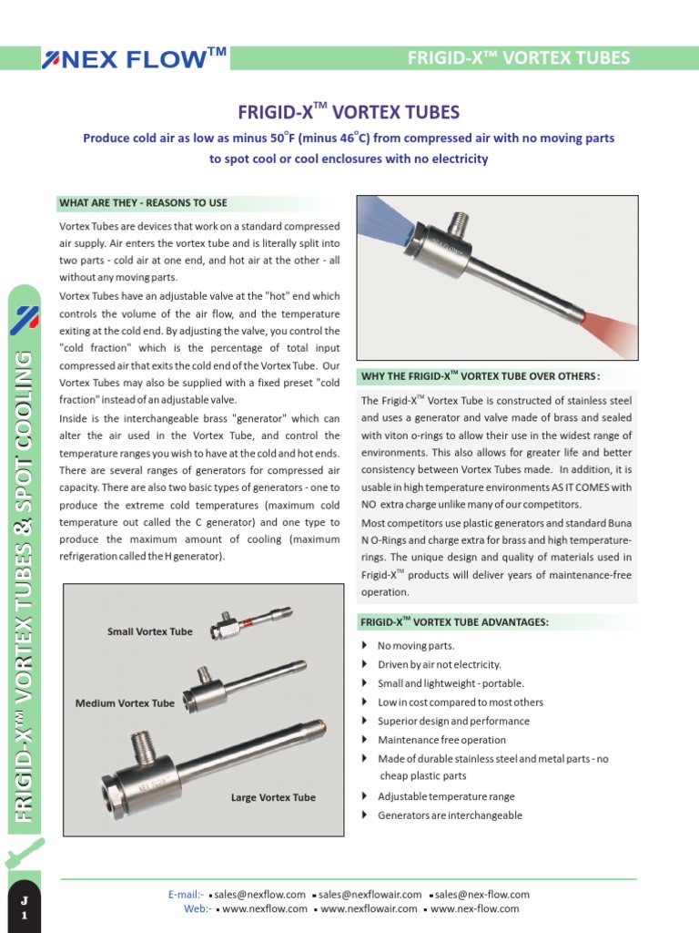Vortex Tube Refrigerator Apparatus At 400000.00 INR At Best Price In