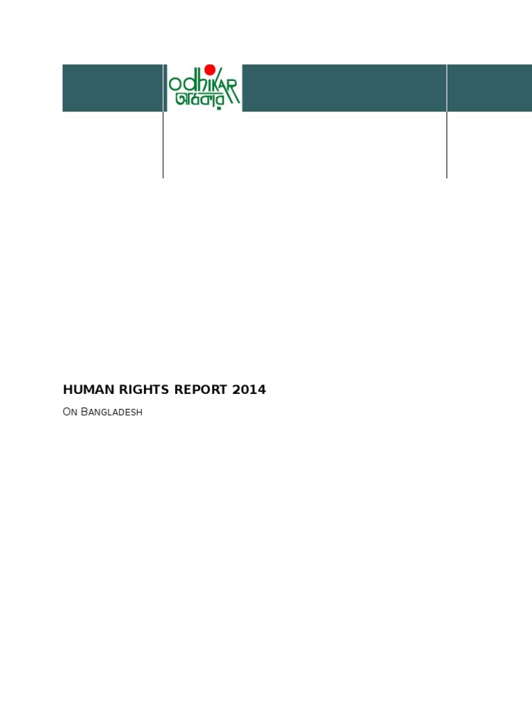Odhikar Annual Human Rights Report 2014 | PDF | Human Rights | Democracy