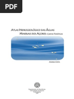 Atlas Hidroleológico das Águas Minerais dos Açores - Cartas Temáticas