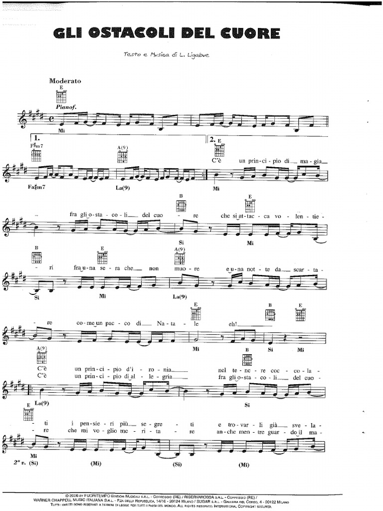 Gli Ostacoli Del Cuore Ligabue