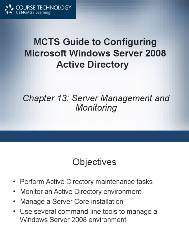 Active Directory Management in Windows Server 2008 | PDF | Active ...