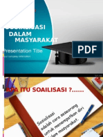 Sosialisasi Dalam Masyarakat