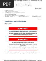 Download C18 Engine Valve Lash - Inspect-Adjust by Wagner Guimaraes SN292942527 doc pdf