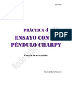 Ensayo Con El Péndulo Charpy