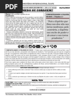 Mensagem Celula Teen(34) Medo Ou Coragem