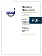 Marketing Management: Final Project