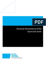 Personal Virtual Server (PVS) : Quick Start Guide