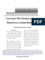 Cleaning Wet Storage Stain From Galvanized Surfaces, Bernardo Duran, Thomas Langill (Galvanizing Notes, 2007 October)