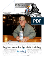 Register Soon For Servsafe Training: Published by Bs Central