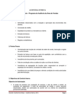 Aula 16 - Programa de Auditoria Da Área de Vendas