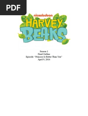 Harvey Beaks Beat Sheet - Nickelodeon
