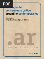 Antologia Pensamiento Contemporaneo Argentina
