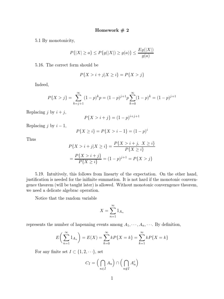 Probability and Expectation Analysis | PDF