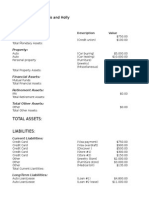 Planning Case Income Statement