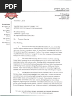 37 Censorship Letters from St. Johns County School Board
