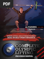 Complete Olympic Lifting - Program Manual - Wil Fleming