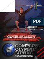 Complete Olympic Lifting - Program Manual - Wil Fleming