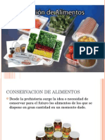 Conservacion de Alimentos