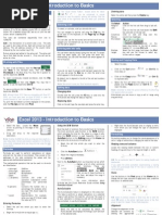 Basic Skills in Excel in 2013