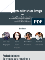 Banking System Database Design