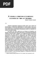 A Cidade a Literatura e Os Estudos1