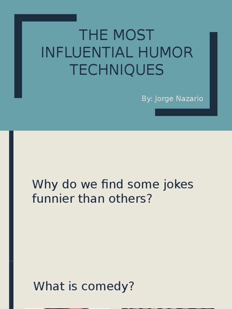 Key Techniques in Effective Humor | PDF