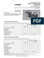 Valve Conversion To Model 210 Retro-Fit