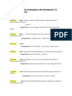 Comisión Evaluadora Del Seminario 15 Noviembre 2014