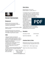 Resume-Daniel Hermansen