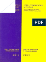 Alonso, Jesús y Otros - Leer, Comprender y Pensar. Nuevas Estrategias y Técnicas de Evaluación