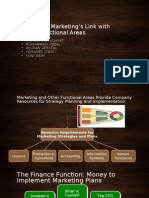 Managing Marketing's Link With Other Functional Areas