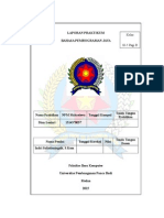 Laporan Praktikum JAVA DIAN LESTARI NPM (1314370057)