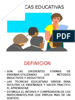 Tecnicas Educativas